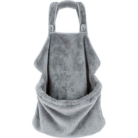 sac de couchage pour chat -harnais pour chat -Bretelles en peluche douce pour chat -Sac de transport chaud pour chat avec poche avant -repos et sommeil confortables (1/5)