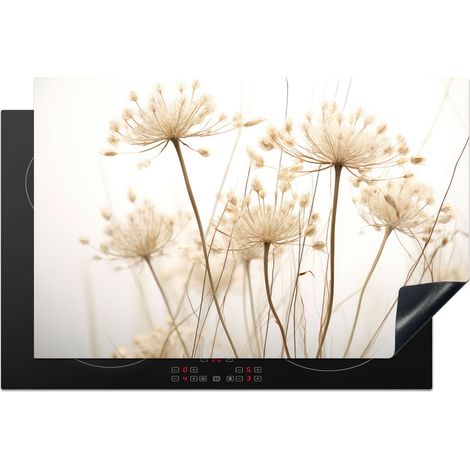 Induction Hob Protector Flowers - White - Sunlight 81x52 cm