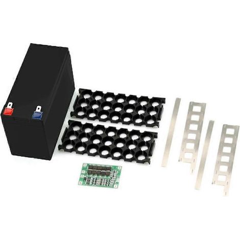 Boîtier porte-batterie 12V 7Ah pour batterie 18650 3x7 Nickel-- (1/5)