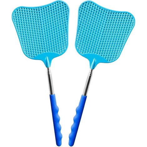 Robustes Set mit langlebigen, ausziehbaren Edelstahlgriffen, geeignet für Zuhause, Klassenzimmer und Büros (innen und außen), 2-teilig, blau (1/4)