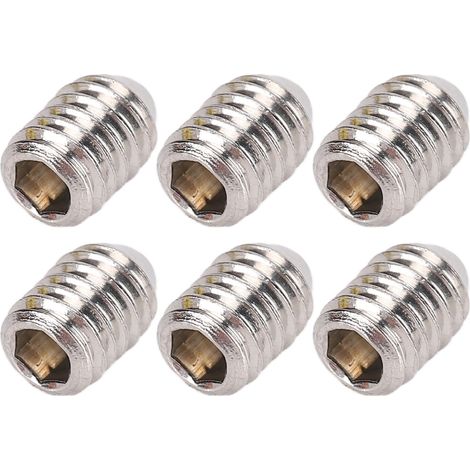 Kit d'assortiment de 50 vis sans tête en acier inoxydable A2-70, vis de fixation M3x4 (1/5)