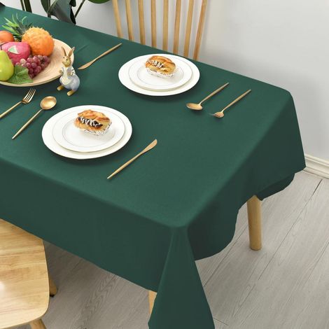 Nappe rectangulaire 130x160cm imperméable lavable pour extérieur et intérieur