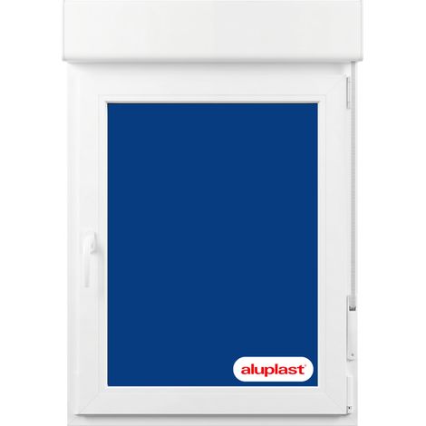 Ventana PVC Reforzado 800x1155 Blanca Oscilobatiente Persiana (1/2)