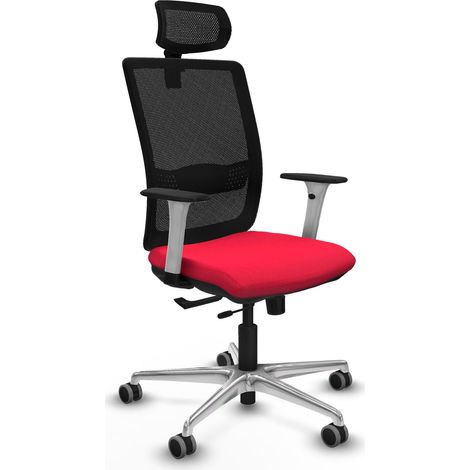 Piqueras y Crespo Haches Silla de oficina roja cómoda