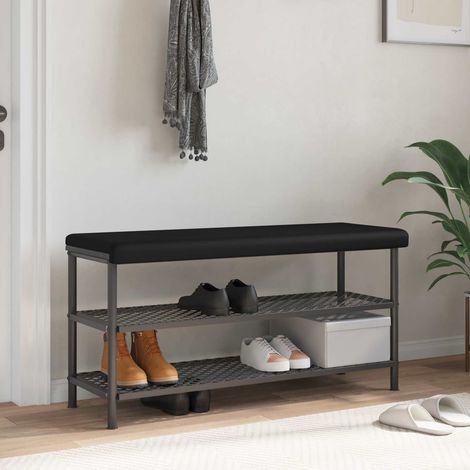 Teenpull – Bankkissen Kunstleder Schwarz Tiefe 35 cm