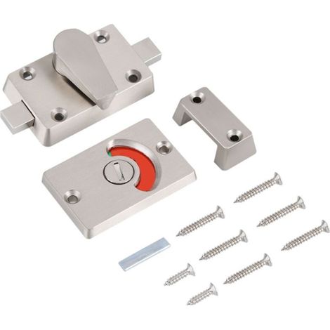 Indicateur Boulon de confidentialité Serrure de porte Vacant Vis engagées Salle de bains Toilettes (1/5)