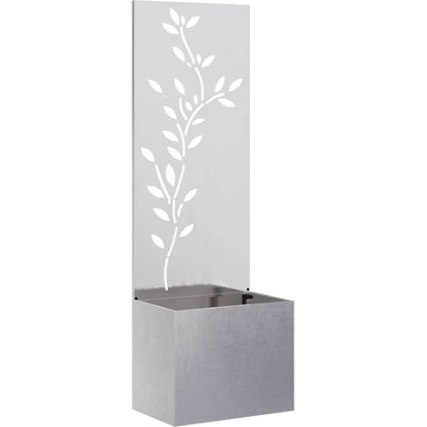 Écran de confidentialité de jardin Floral Argent 50 x 140 cm CFW570876 (1/5)