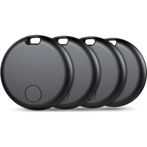 Smart Air tag,Lot de 4,Traceur Fonctionne avec Apple Find My(Uniquement iOS) , Batterie Durée de Vie d'un an , Localisateur de Clés/Portefeuilles/Valises/Sac à Dos (1/5)
