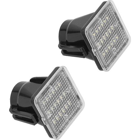 Paire de feux de plaque d'immatriculation LED 6000K haute luminosité, modèle 81270-0C040, compatible avec Tacoma et Tundra. (1/4)