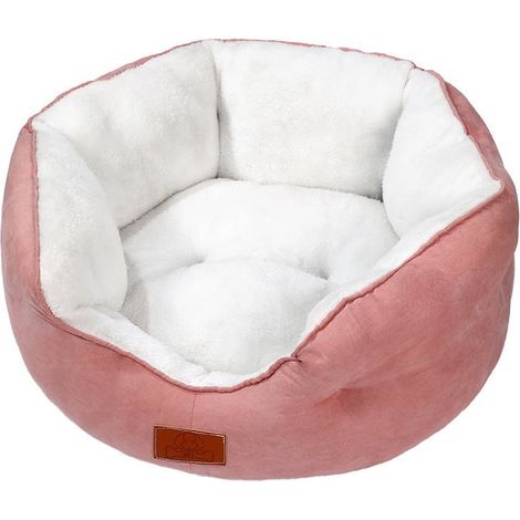 Dog Bed for Small Dogs Cat Beds for Indoor Cats Washable Puppy Sleeping Bed with Non-Slip Bottom Pets Warming Soft Calming Bed (1/4)