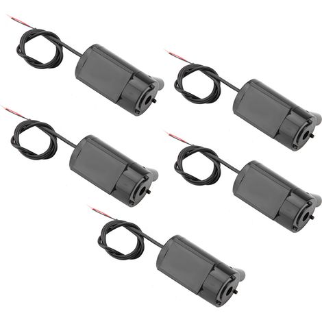 5er-Set DC 3V-5V Mini-Tauchwasserpumpe für Aquarien, Springbrunnen usw. (1/5)