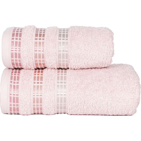 Luxus - Frotteehandtuch - 50 x 90 cm - puder (1/2)