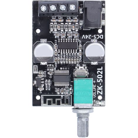 Module Ampli Audio Stéréo Bluetooth 5.0 ZK-502L Pour Haut-Parleurs DIY Carte Numérique (1/5)