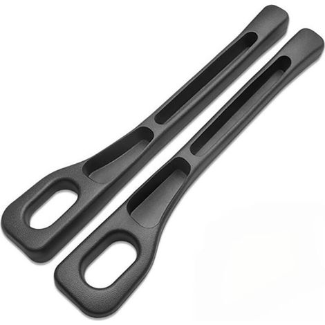 2 Pieces Car Seat Gap Filler, Practical Accessory to Prevent Objects from Falling into the Space between Seat and Console, Universal for Most Vehicles (Black) (1/5)