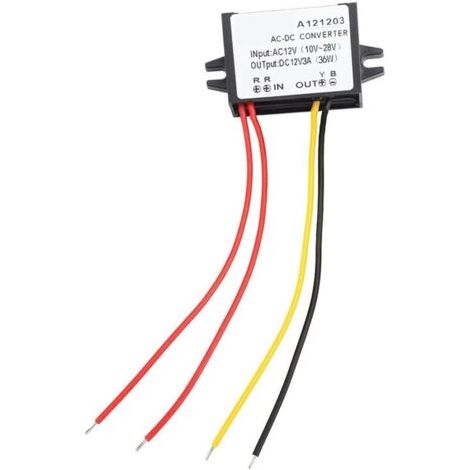 Redresseur de courant 12 V, AC+DC+24 V+ à+5 V, R 12 V DC, convertisseur AC/DC 12 V pour moto 100 W, convertisseur 12 V AC vers 5 V DC, convertisseur AC 10/28 V vers DC 12 V, convertisseur AC/DC 30 V, (1/3)