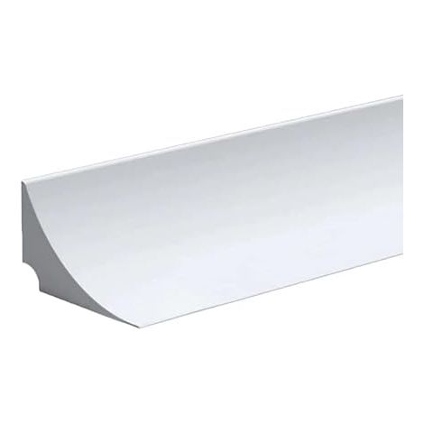 Bande d'étanchéité Pliable Barrage d'eau Seuil de Douche Joint Douche Barriere de Douche Retenue d'eau Anti Débordement pour Salle de Bain Evier Cuisine, Blanc (Un Côté Adhésif) (1/5)