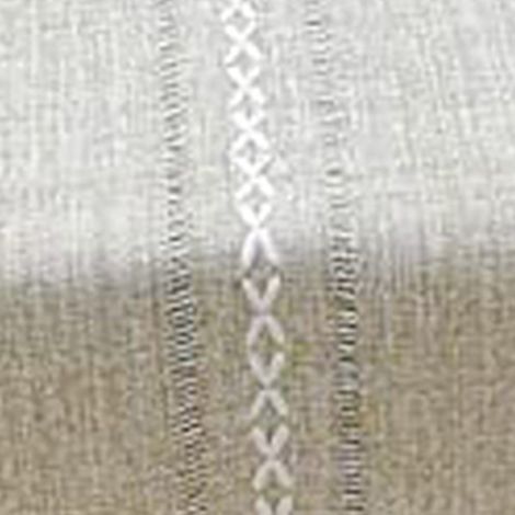 Eleganter Retro-Tischläufer aus handgewebter Baumwolle und Leinen mit Quasten für Hochzeiten, Zuhause, gelbes Kreuz (1/5)