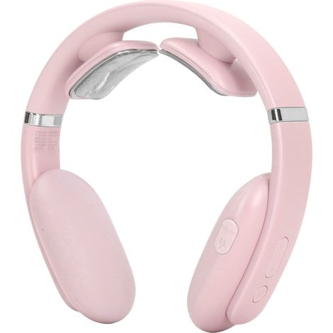 Intelligentes Nackenmassagegerät mit Multifunktions-Wärmekompresse und Impulsheizung, pink (1/5)