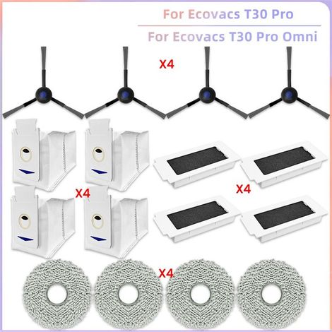Pour T30 Pro Omni / T30 OMNI, M12 ULTRA / M12 Pro+ Pièces Brosse Latérale Filtre Hepa Chiffon de Nettoyage Accessoires (1/2)