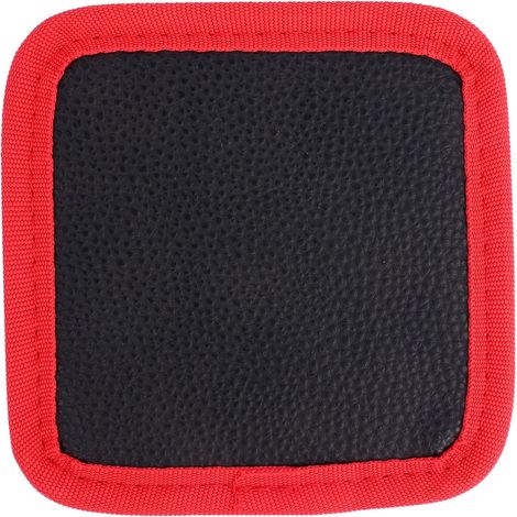 Alfombrilla magnética para herramientas, 11,5 x 11,5 cm Soporte magnético flexible para herramientas, resistente a los arañazos Bandeja de herramientas de cuero para taller mecánico (1/5)