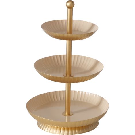 Dreistufige Pflanzschale CLIO, H. 40,5 cm (1/3)