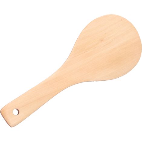 Pelle à tête ronde, cuillère à riz en bois antiadhésive, ustensiles de cuisine pour la maison (1/5)