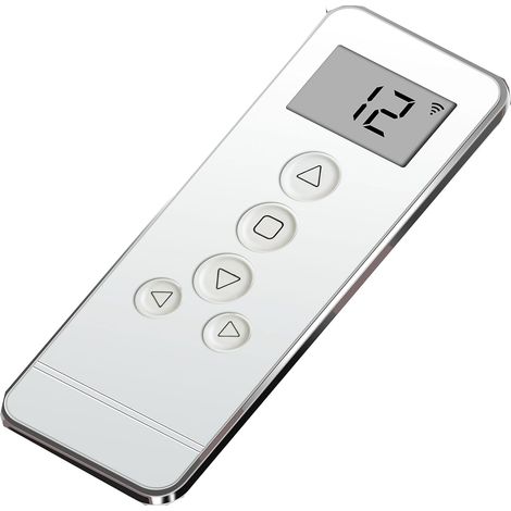 Télécommande RF 433.92 à 14 canaux pour fenêtres motorisées et stores Blanc (1/5)