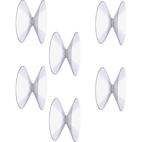 Pièces - Ventouse double face - Petite ventouse - 441,7 cm - PVC - Transparent - Ventouse pour table en verre - Mini ventouse - Ventouse multifonctionnelle - Pour salle de bain en verre - Ventouses po (1/5)