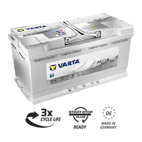 Batería Varta 95Ah Silver Dynamic AGM G14