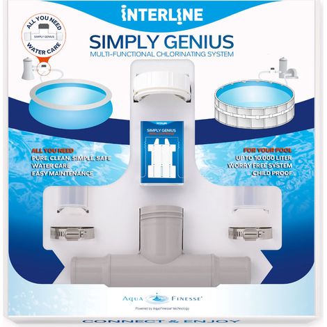 Interline Summer Reinigungsset Simply Genius Starter Chlor Set Weiß (1/2)