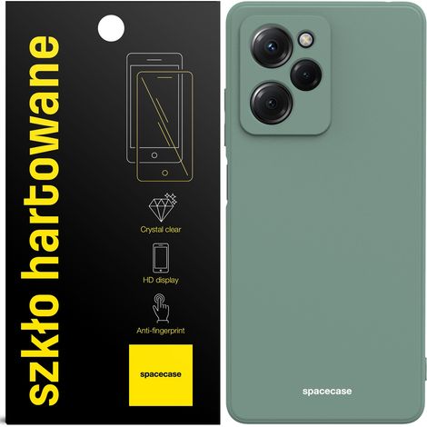Funda de silicona mate para Poco X5 Pro 5G + protector de pantalla completo (1/5)