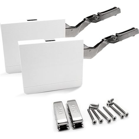 Cupboard Door Hinge 2 Steel Compass for Lifting Doors Height from 250 to 400 mm Forces 480-1250 Opening Angle 107º for Kitchen Doors Kitchen Cabinets Furniture
