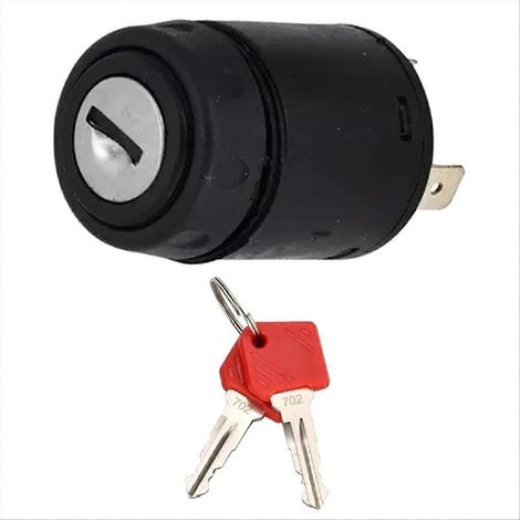 Anlasserschalter mit Kontaktverriegelung und 2 Schlüsseln für Gabelstapler, kompatibel mit Industriemotoren (1/5)