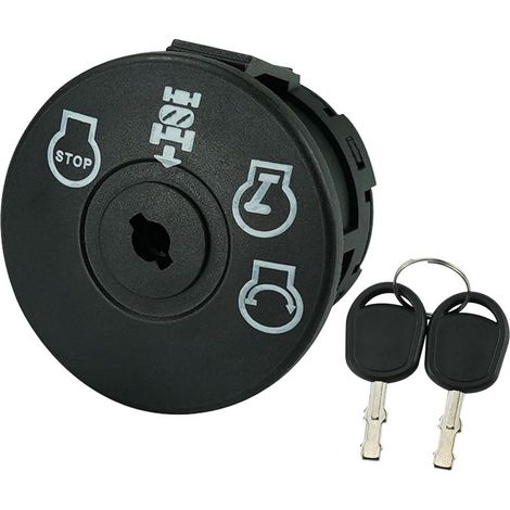 Compatible avec les commutateurs à clé d'allumage des tondeuses et tracteurs HUSQVARNA 532163968 et 532175566. Universel pour les commutateurs à clé d'allumage des tondeuses et tracteurs HUSQVARNA 532 (1/4)