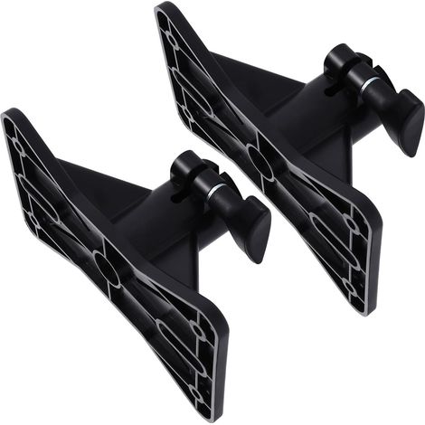 Support Haut-Parleur 2 Pièces Pied de Montage en Plastique Robuste pour Enceintes de Bibliothèque Trépied Stable pour Terrasse et Bar Sportif (1/5)