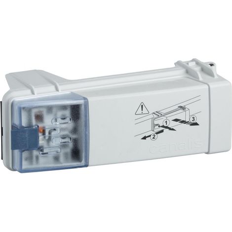 Canalis KB - connecteur dérivation 16A - sélection de ph. sans protec. (KBC16DCB21) (1/2)