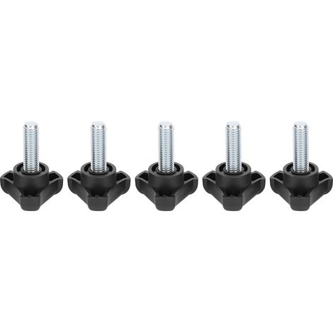 Kit de 5 vis à tête triangulaire en plastique pour poignée et bouton, accessoire de serrage M10 30 mm (1/5)