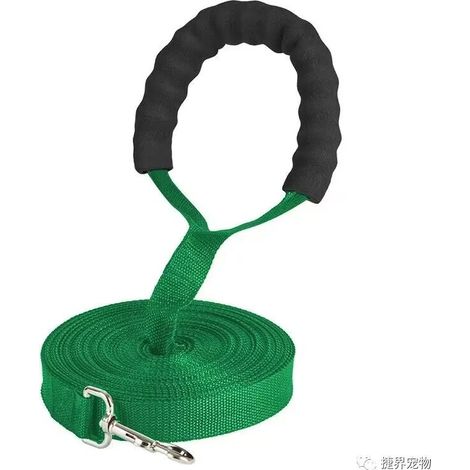 Laisse pour chien 6m en nylon inodore – Poignée rembourrée EVA – Supporte jusqu'à 80kg – Rotation 360° pour éviter les enchevêtrements (1/4)