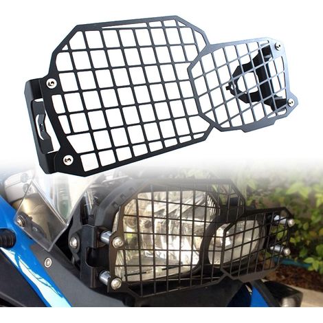 Protection de phare/grille noire pour motos BMW F650GS et F700GS
