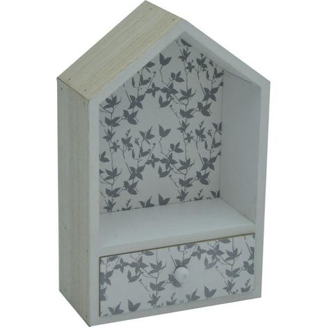 Lucia Casetta Holzregal mit Schublade cm18x8h28,5