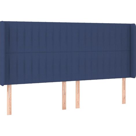 Maison Exclusive - Testiera ad Orecchio Blu 163x16x118/128 cm in Tessuto