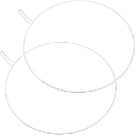 Happyyami Lot de 2 anneaux support métalliques ronds pour (1/5)