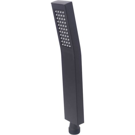Pommeau de douche à main, ensemble de douche avec surpresseur, pommeau de douche noir mat (1/4)