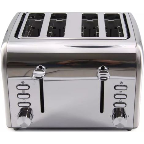 Tostapane a 4 fette, 1600W, grigio - 8698 - Little Balance