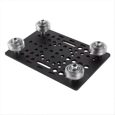 Ensemble de plaques de portique à rainure en V 20-80 mm avec roues A-SSZFV (1/5)