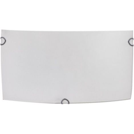 FAB 158361001  Aplique Rectangular Ayla 1xe27 Blanco 25x12,5x7 Cm (1/5)
