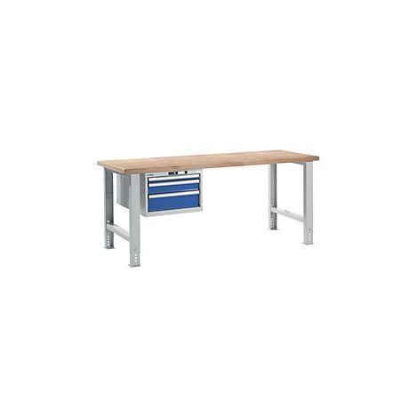 Banco de trabajo en sistema modular  altura 740 - 1090 mm 