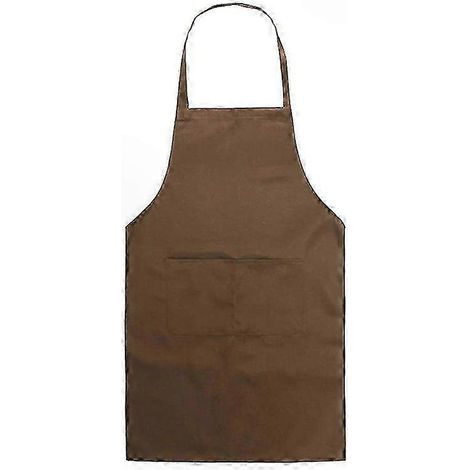 Wasserdichte Küchenschürze für Damen und Herren, ideal zum Kochen, Backen, Grillen und Basteln, mit praktischer Tasche (1/5)