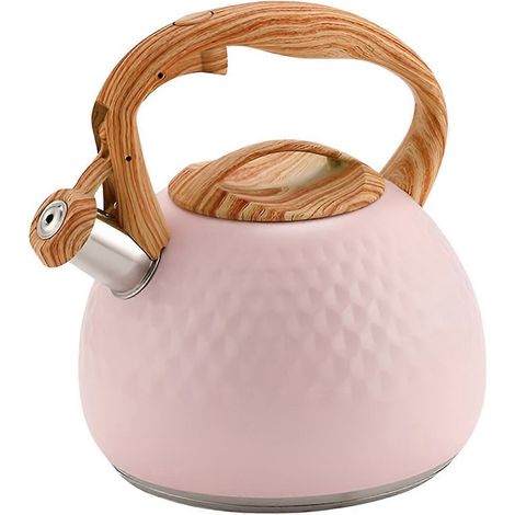 Wasserkocher mit Pfeife, 3 Liter, Wasserkocherdeckel mit Griff B--