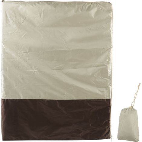 Couverture de lit pliante Housse de protection pour lit pliant étanche à la poussière pour l'intérieur et l'extérieur85x33x107cm (1/5)